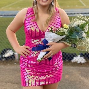 Homecoming dress. Worn once for a few hours.